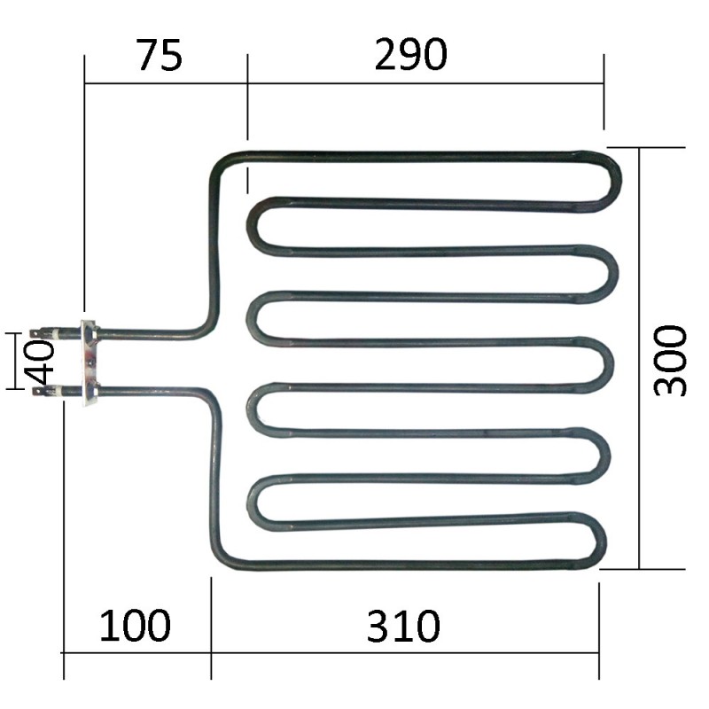 ТЭН для печи Harvia Topclass, Trendy, Moderna, Termonator 2670Вт 230В 710-ZSK																